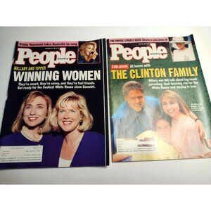 People Magazine Hillary Clinton Bill Princess Diana Roseanne Nov July 1992